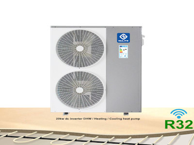 Китай (материк) Управления Wi-fi R32 10kw 15kw 20kw Моноблок Nl-bkdx50-200ii/r32 От Воздуха К Воде,Evi Dc Инвертер Воздушный Источник Тепловой Насос