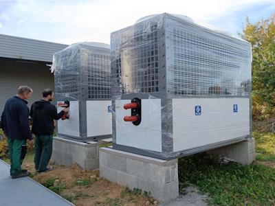 Тепловой Насос Europe Ce Oem Odm,Тепловой Насос 40kw 70kw 100 Kw 140kw Evi,Охлаждающие Насосы Для Нагрева Воздуха